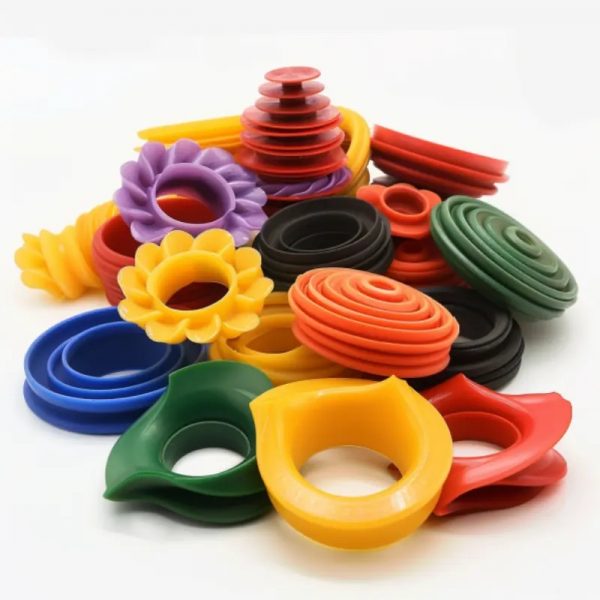 Silicone gasket elastic rubber NBR O ring accessaries silicone grommets custom made silicone part chinese factory - Image 3